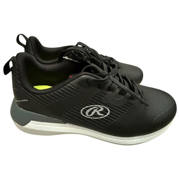 Rawlings Mens Black Coolflo Athletic Turf Shoes Size 6.5D Man Made Baseball NWOB - Picture 8 of 15